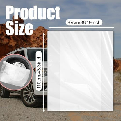 8PCS Extra-Large Tire Covers, Tire Storage Bags, Waterproof Dustproof Wheel - Image 2