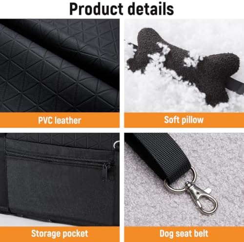 YJGF Center Console Dog Car Seat, Pet Car Seats - Image 6