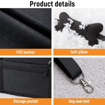 YJGF Center Console Dog Car Seat, Pet Car Seats - Image 6