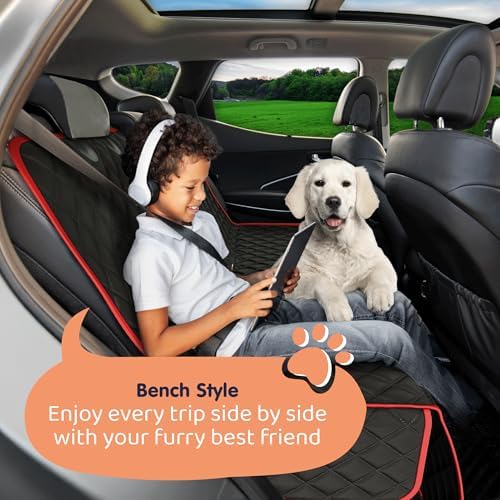 Dog Car Seat Cover for Back Seat, Dog Hammock for Car, Truck & Tesla - Image 5