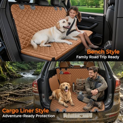 URPOWER Dog Car Seat Cover for Back Seat, Waterproof Hammock for Car & SUV - Image 5