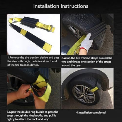 2 Pcs Tire Traction Straps - Image 3