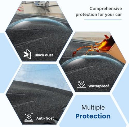 Dash Cover Mat Compatible with Jeep Grand Cherokee 2011-2021 Car Interior - Image 7