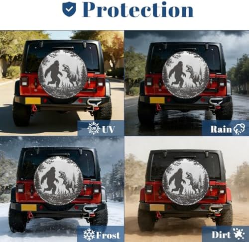 Bigfoot Spare Tire Cover Waterproof Dust-Proof Spare Wheel Covers - Image 7