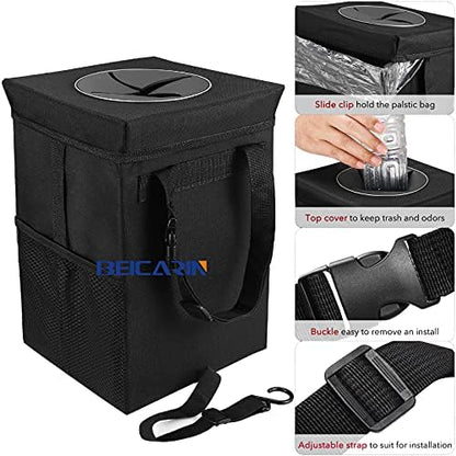 Car Trash Can with Lid - Image 6