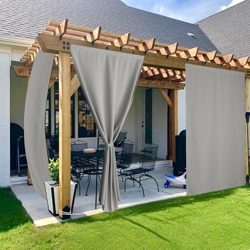 NICETOWN Rod-Free Outdoor Curtains by NICETOWN