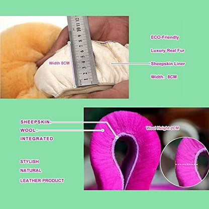 3Pcs/Set Pure Wool Fur Furry Steering Wheel Cover, Soft Fluffy Handbrake Cover - Image 3