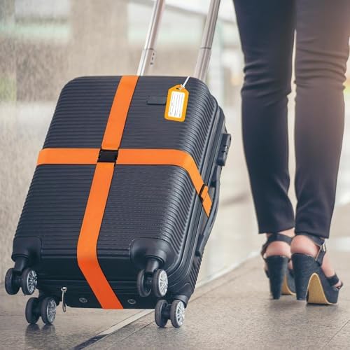 Gostwo 8 Pack Luggage Straps and Tags Set - Image 6