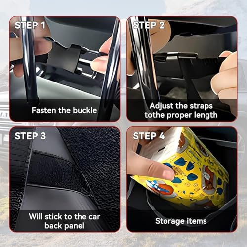 Car Trunk Organizer, Backseat Hanging Large Storage - Image 7
