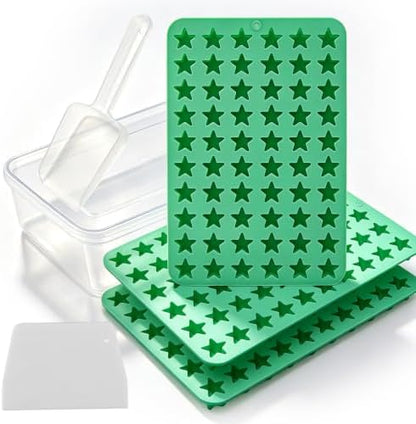 Star Ice Cube Tray Set, Silicone Nugget Ice Molds by Dootafy