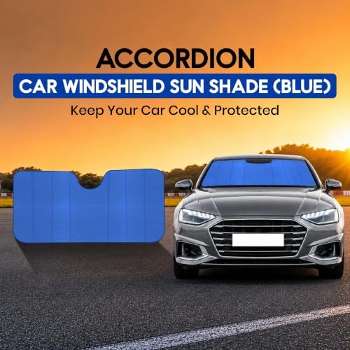 EcoNour Accordion Car Windshield Sun Shade | Reflective Car Window Shades - Image 6
