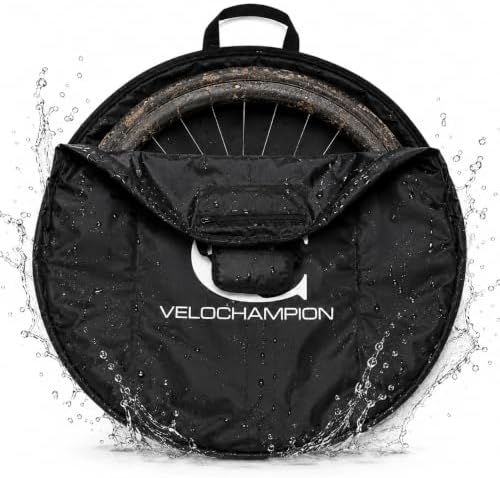 VeloChampion Waterproof Nylon Bike Wheel Bag, Medium 700c-26, 1 Pack by VELOCHAMPION