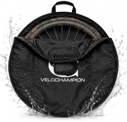 VeloChampion Waterproof Nylon Bike Wheel Bag, Medium 700c-26, 1 Pack by VELOCHAMPION