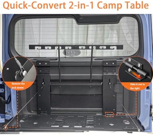 ITrims Truck Tailgate Table for GWM Tank 300 2020-2024 Modular Storage Panel - Image 4
