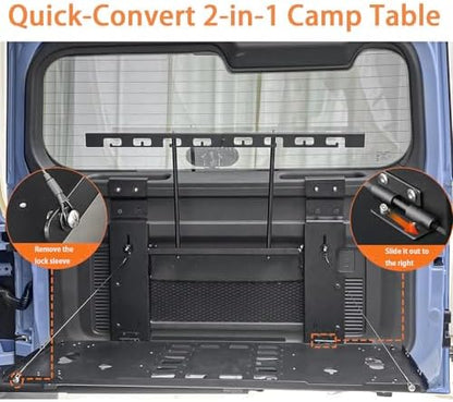 ITrims Truck Tailgate Table for GWM Tank 300 2020-2024 Modular Storage Panel - Image 4