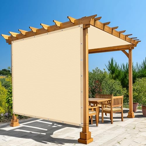 Amagenix 90% Pergola Shade Cover 12' X 12' Sun Shade Cloth by Amagenix