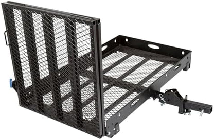 Silver Spring Folding Steel Wheelchair Scooter Carrier, 500 lb, 59 in Ramp - Image 6