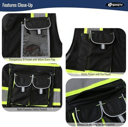 JKSafety Reflective Safety Vest - Image 5