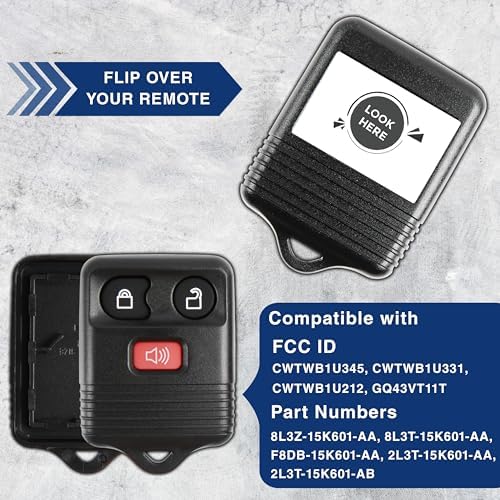 2X Remote Key Fob Cover Shell Case - Image 5