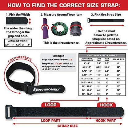 Reusable Cinch Straps 1.5" x 15" - Image 4