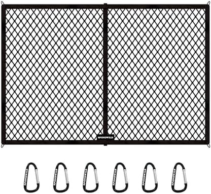 Highly Elastic Cargo Net with Hook by SPONDWILD