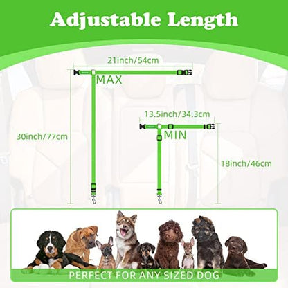BWOGUE Dog Seat Belt for Car, Headrest Restraint Lead, Non-Elastic - Image 4
