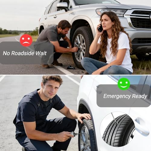 29PCS Tire Repair Rubber Nail Kit, Premium Spiral Screw-in Tire Plugs - Image 6