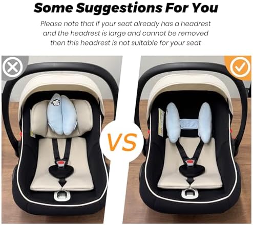 Baby Head Neck Support Pillow, Baby Travel Pillow Cushion - Image 5