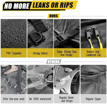 ARKSEN Rooftop Cargo Carrier Bag Extra-Wide 31.5 Cubic Feet Waterproof Heavy - Image 6
