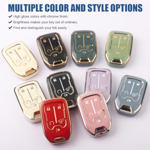 for GMC Key Fob Cover, 5 Buttons TPU Protection Case - Image 6