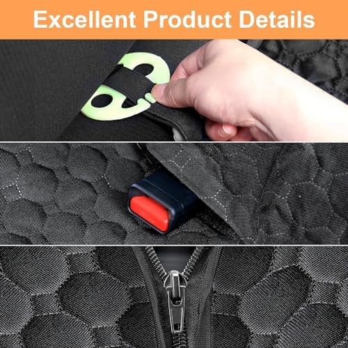 Mancro Dog Car Seat Cover, Waterproof Dog Hammock - Image 4