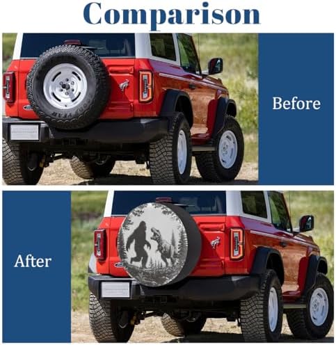 Bigfoot Spare Tire Cover Waterproof Dust-Proof Spare Wheel Covers - Image 5