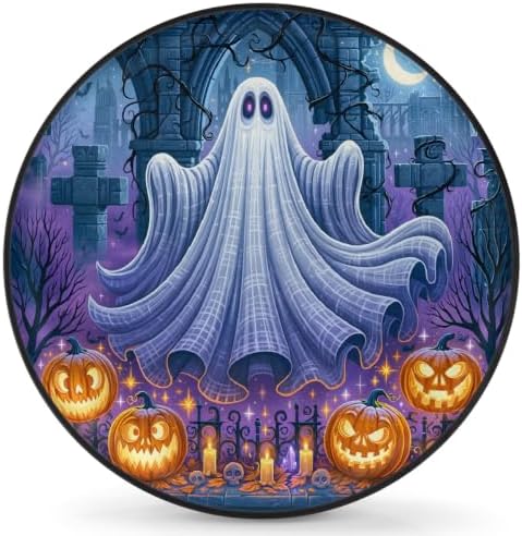 Halloween Spare Tire Cover Waterproof Dust-Proof Spare Wheel Covers by Unknown