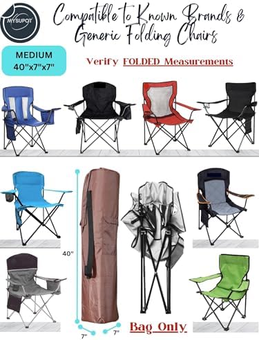 40"x7"x7" Replacement Bag for Folding Camping Chair, Camp Chairs, Yoga Mat - Image 4
