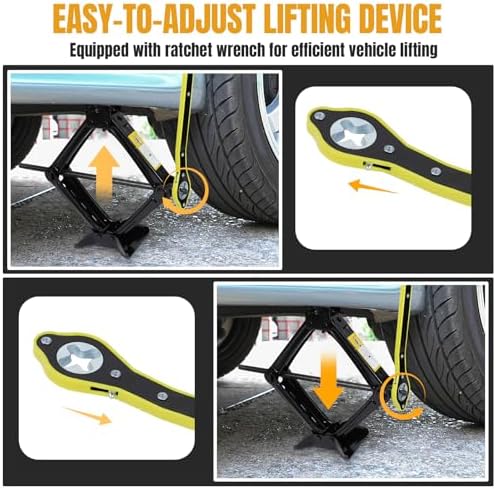 Hovom Scissor Jack for Car, 2 Ton Car Jack Kit - Image 5