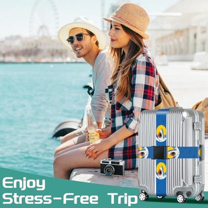 Slohif Luggage Straps for Suitcases Travel Belt Accessories Luggage Connector - Image 7