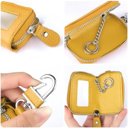 Car Key Fob Case for Replacing Old Key Fob Cover, Genuine Leather Car Key Case - Image 5