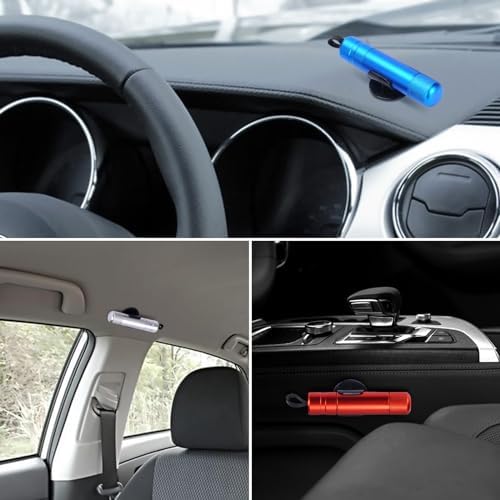 LANBOUY 2 Pack Car Window Breaker Seatbelt Cutter Tool, Glass Breaker Hammer - Image 5