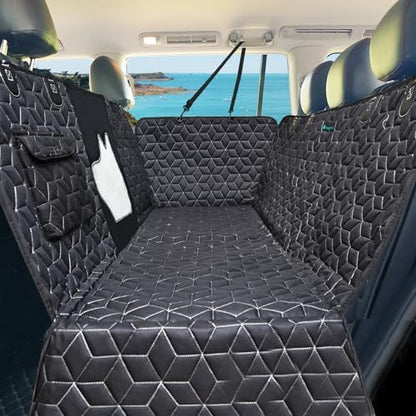 Meginc 56" Dog Seat Cover for Back Seat, Scratch Resistant Hammock for Car by Meginc