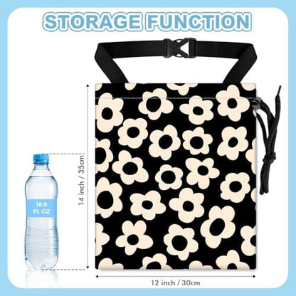 Black Flower Car Trash Bag - Image 2