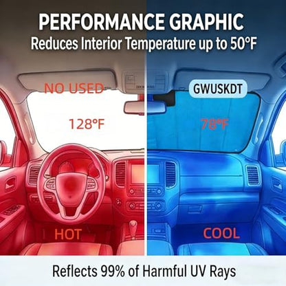 GWUSKDT Car Windshield Sunshade - Image 6