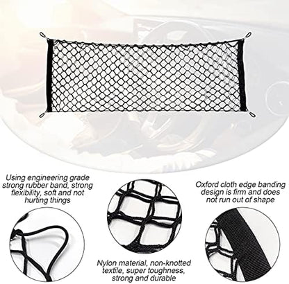 Adjustable Elastic Car Trunk Cargo Net, 35.4"x15.8" - Image 3