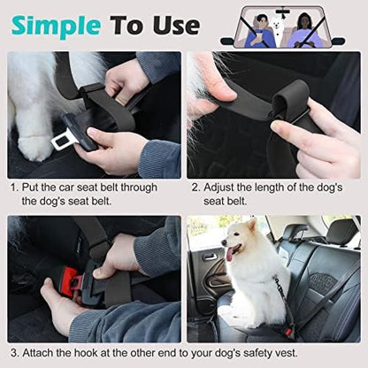 Pawaboo Dog Seat Belt for Car, - Image 7