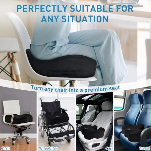 BlissTrends Thick Seat Cushion for Office Chair & Car Seat - Image 6