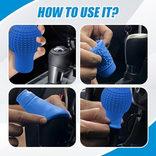 Car Gear Shift Knob Cover, Gear Shift Knob Cover Car Protect Accessories - Image 4