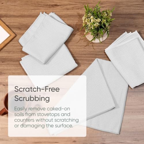 Kitchen Towels - Microfiber Waffle Weave Towels | Absorbent, No Lint, Commercial - Image 3