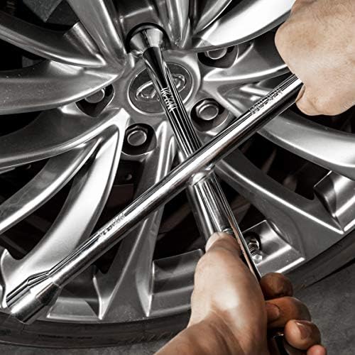 EPAuto 14" Heavy Duty Universal Lug Wrench, 4-Way Cross Wrench - Image 2
