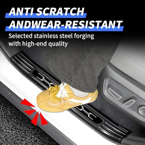 Door Sill Protector Trim for 2026 Toyota RAV4 Accessories Front and Rear Doors - Image 3