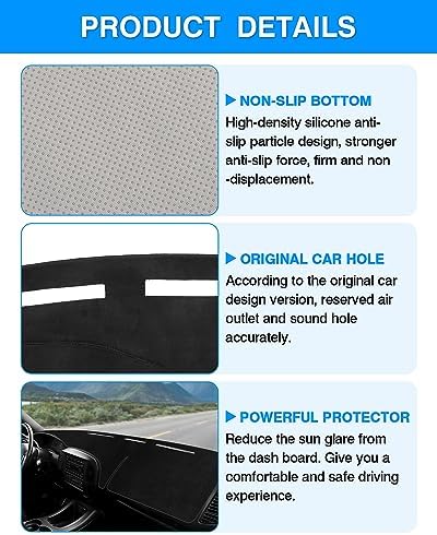 Autorder Dashboard Cover Mat for 1997-2003 Ford F150/F250/Expedition/F150 - Image 6