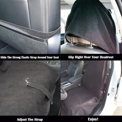 Car Seat Cover Protector Front Seats, - Image 4